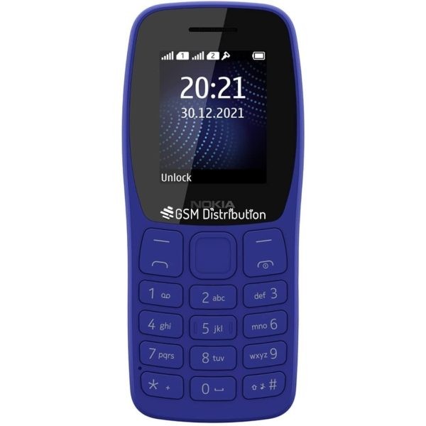 Nokia 105 2022 Dual Sim Bleu