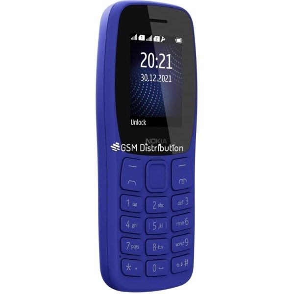 Nokia 105 2022 Dual Sim Bleu – Image 3