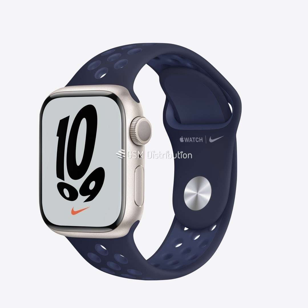 Apple Watch 7 Nike Bleu nuit 45 mm