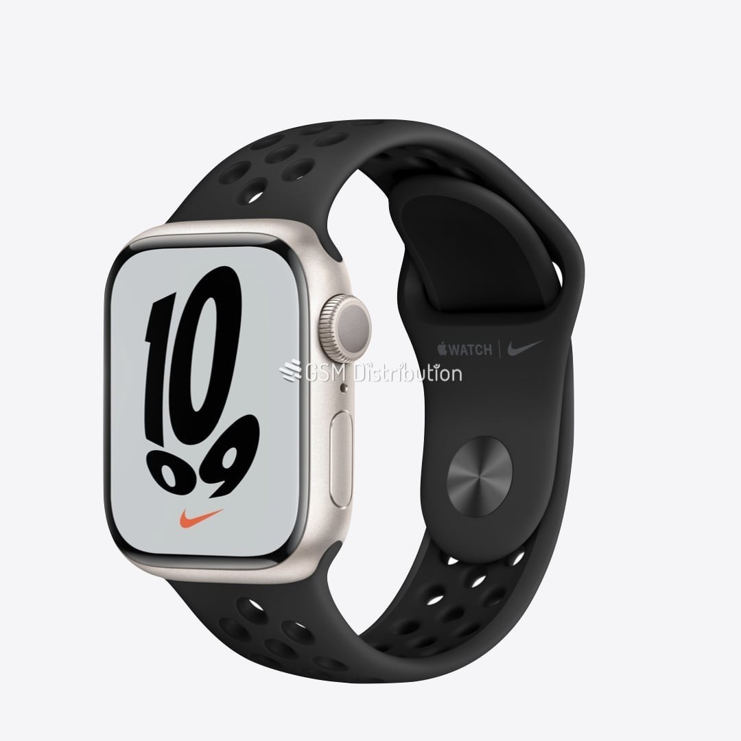 Apple Watch 7 Nike Noir 45 mm