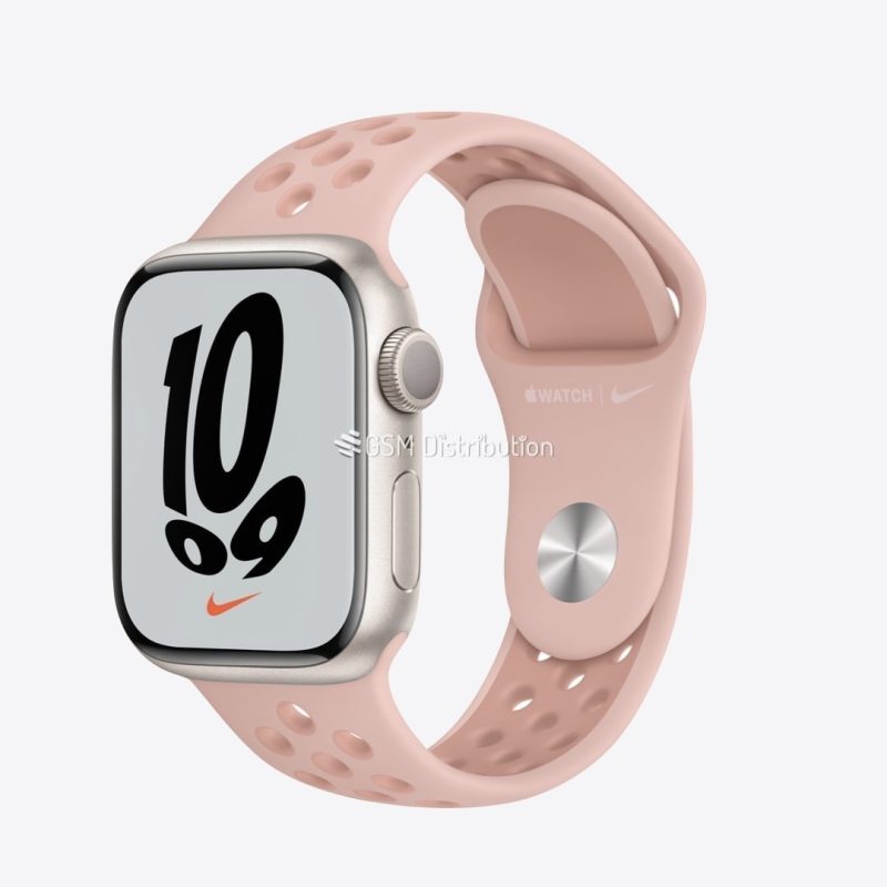apple-watch-7-nike-rose-gsm-distribution-maroc-1-3-1.jpg Apple Watch 7 Nike Rose 41 mm