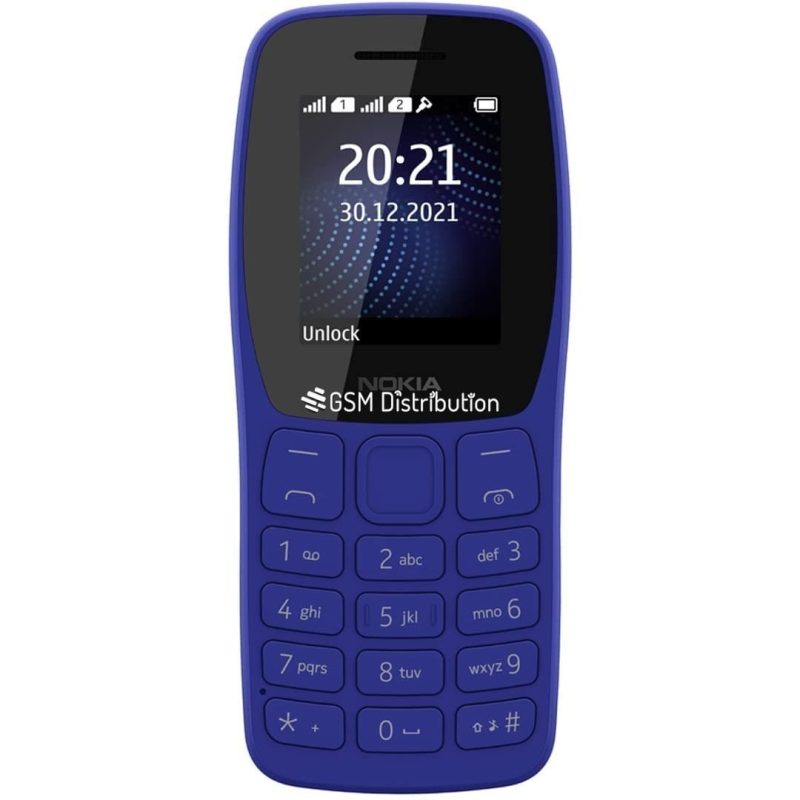 Nokia 105 2022 Dual Sim Bleu