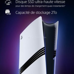 Playstation 5 Pro  2 TB (PS5 Pro - sans lecteur CD)