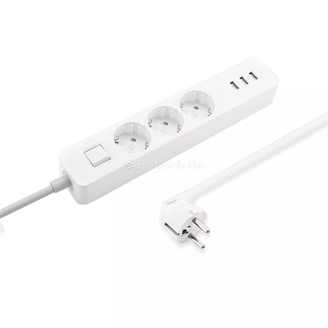 xiaomi-smart-power-strip-blanc-gsm-distribution-maroc-1 Xiaomi Mi Power Strip (Rallonge électrique)